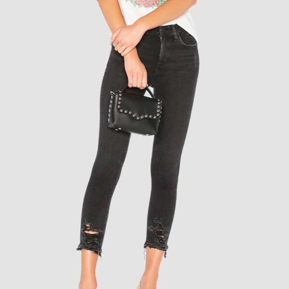 Agolde Sophie distressed jeans skinny high rise